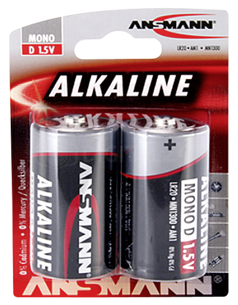 Baterie Ansmann Alkaline D LR 20 - blister 2 szt