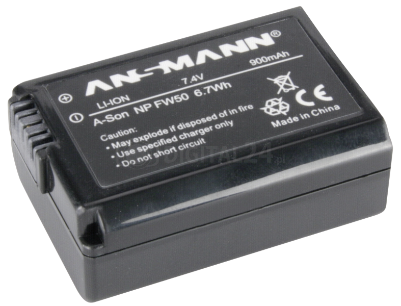 Akumulator Ansmann zamiennik Sony NP-FW50