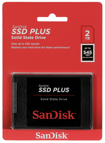 Dysk SanDisk SSD Plus             2TB R/W 545/450 MB/s SDSSDA-2T00-G26