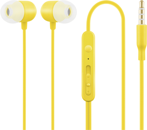 ACME HE21Y Słuchawki douszne z mikrofonem żółty