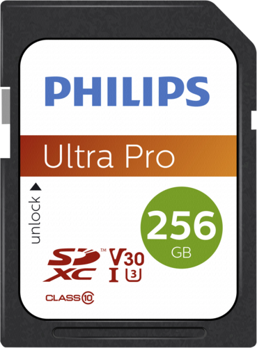 Karta pamięci Philips SDXC Card          256GB Class 10 UHS-I U3 V30 A1