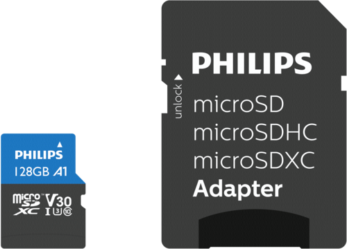 Karta pamięci Philips MicroSDXC Card     128GB Class 10 UHS-I U3 + Adapter