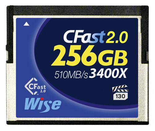 Karta pamięci Wise CFast 2.0 Card 3400x  256GB blue
