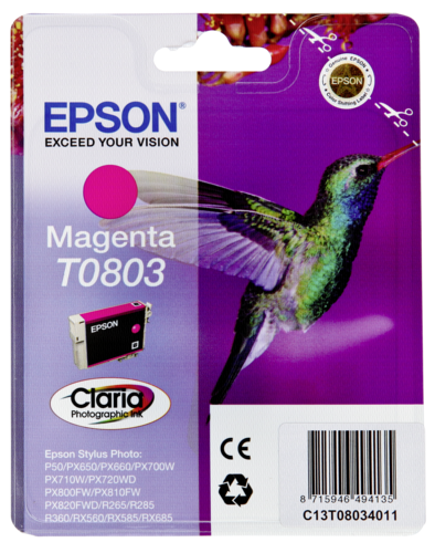 Tusz Epson T 0803 magenta