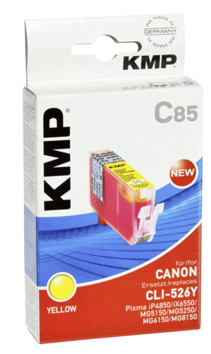 Tusz KMP C85 żółty kompatybilny z Canon CLI-526 Y