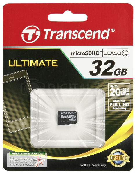 Karta pamięci Transcend MicroSDHC 32GB Class 10