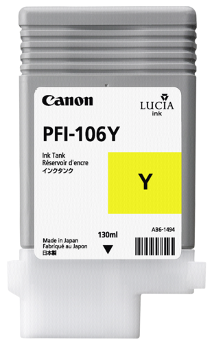 Tusz Canon PFI-106 Y żółty
