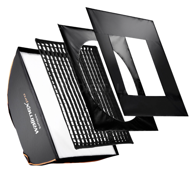 walimex pro Softbox PLUS Orange Line 60x90cm