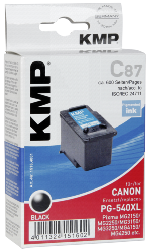 Tusz KMP C87 czarny kompatybilny z Canon PG-540 XL