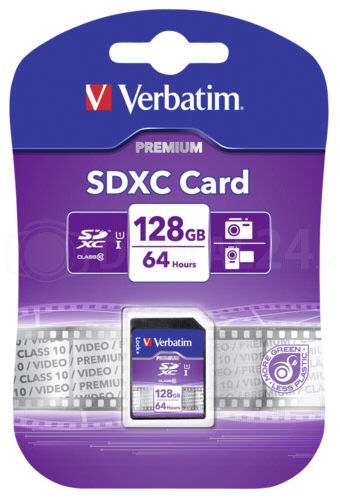 Karta pamięci Verbatim SDXC 128GB Class 10