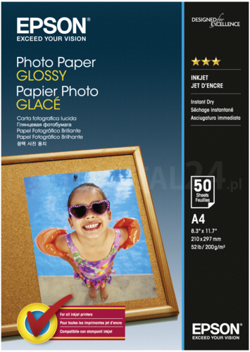 Papier Epson Photo Glossy 200g A4 50 szt.
