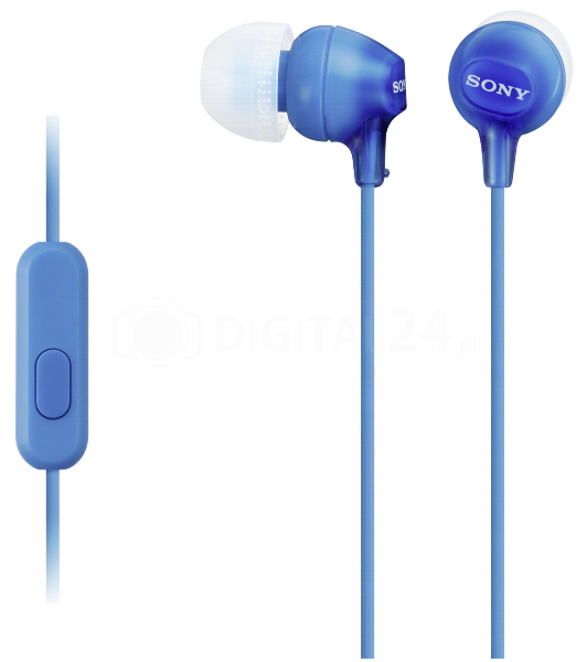 Słuchawki douszne Sony MDR-EX15APLI niebieskie