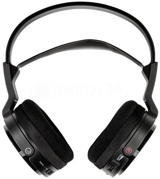 Słuchawki bezprzewodowe Sony MDR RF811RK czarne Digital24 Słuchawki bezprzewodowe Sony MDR RF811RK czarne Digital24