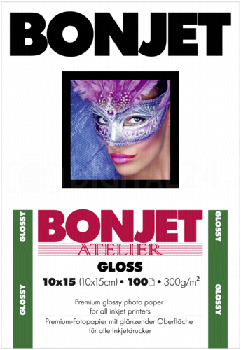 Papier Bonjet Atelier gloss 10x15 cm 300g 100 szt.