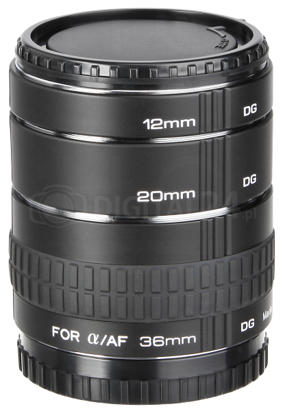 Kenko pierścienie pośrednie/makrofotografia 12, 20, 36 mm DG do Sony A AF