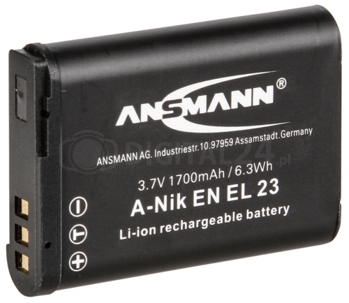 Akumulator Ansmann zamiennik Nikon EN EL 23 1700mAh 3,8V