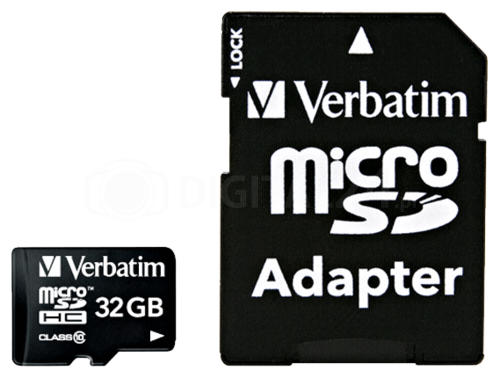 Karta pamięci Verbatim MicroSDHC 32GB Class 10 + adapter