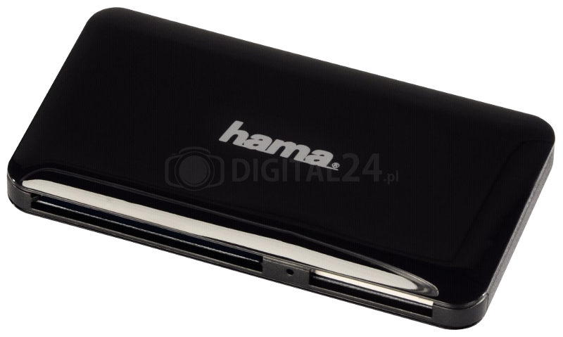 Czytnik Hama USB 3.0 Slim SD/microSD/CF/MS czarny