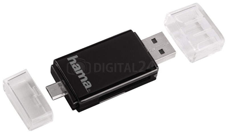 Czytnik Hama USB 2.0 2w1 OTG SD/microSD