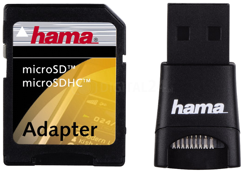 Czytnik Hama USB 2.0 + adapter microSD
