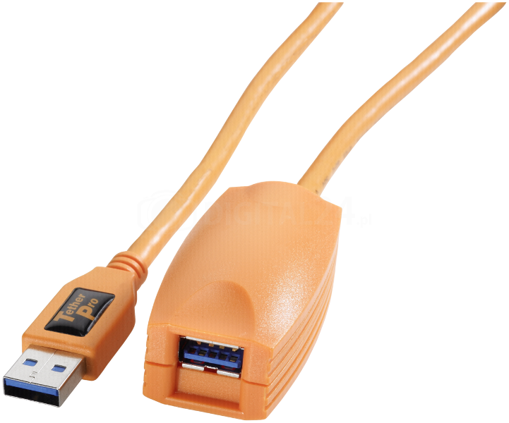 Tether Tools TetherPro kabel USB 3.0 aktywny przedłużacz 5m pomarańczowy