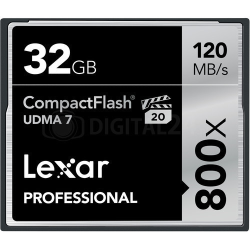 Karta pamięci Lexar CF Card 32GB 800x Professional UDMA