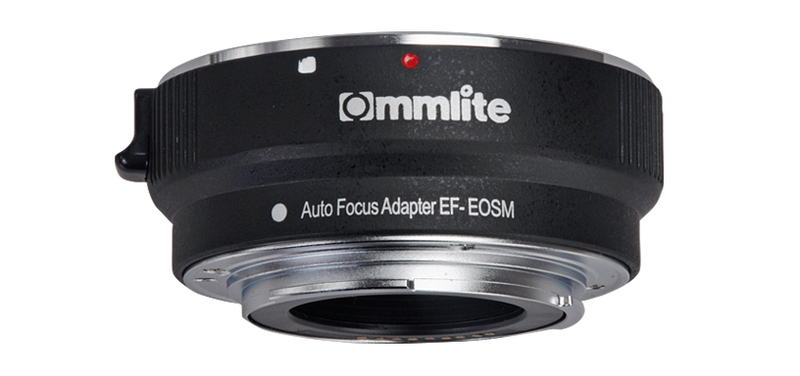 Adapter Commlite Canon EOS M M2 EF-M na Canon EF-S / EF (przeniesienie automatyk