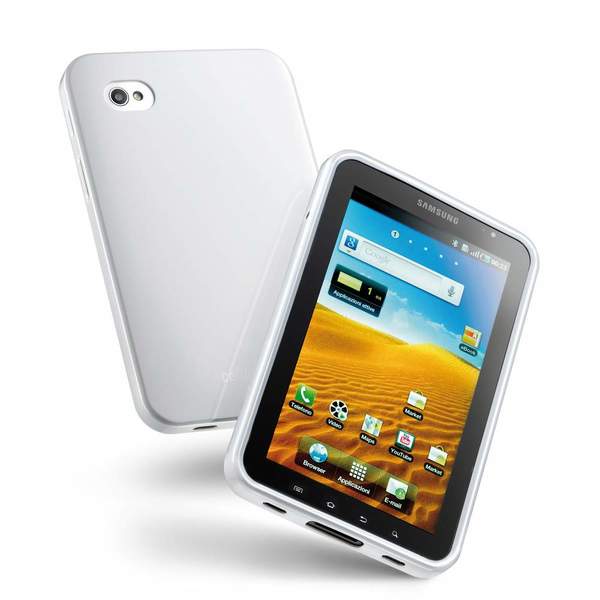 Cellular Line Etui gumowe SHOCKING do telefonów Samsung Galaxy Tab; kolor biały 