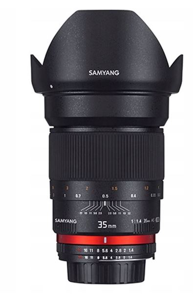 Obiektyw Samyang 35 mm f/1.4 Nikon AE wyprzedaż