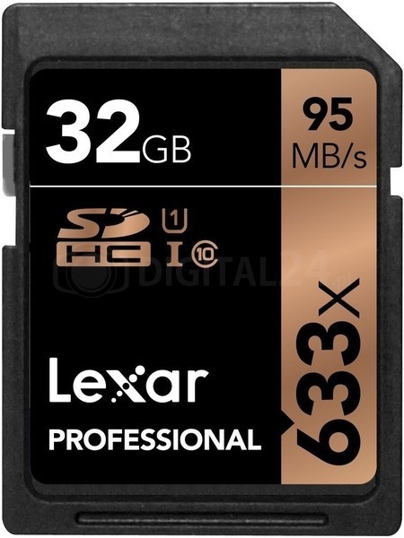 Karta pamięci Lexar SDHC 32GB 633x Professional Class 10 UHS-I