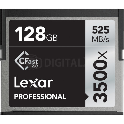 Karta pamięci Lexar CFast 2.0 128GB 3500x Professional