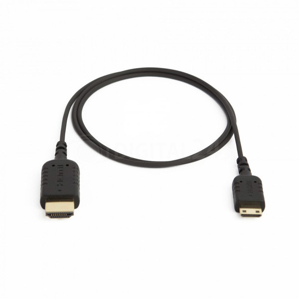 eXtraThin kabel mini HDMI - HDMI 800mm x 2,5mm ultra giętki 