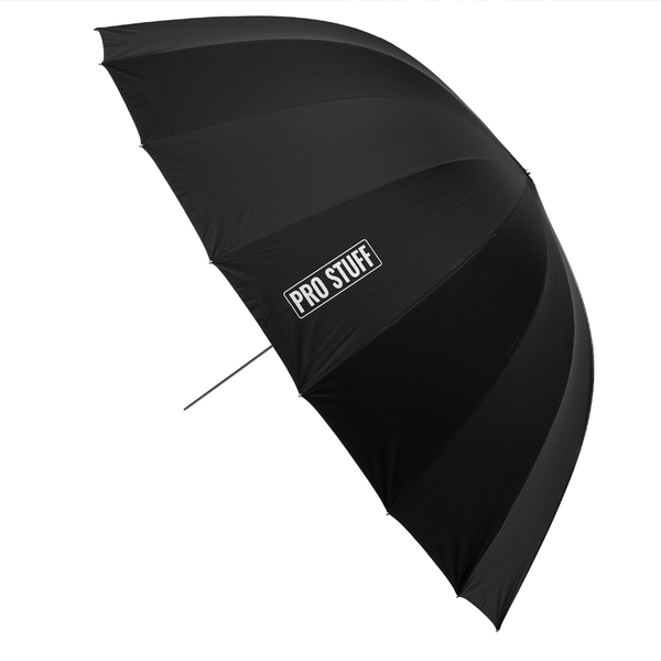 Parasol paraboliczny deep 165 cm czarno-biały PRO STUFF 