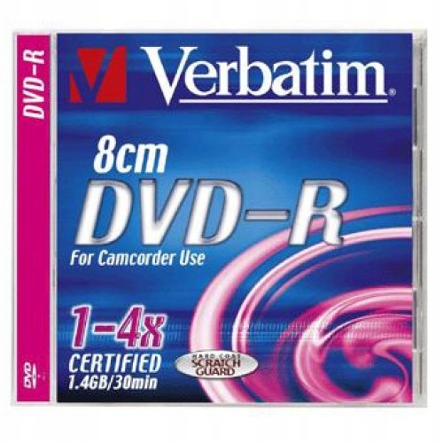 Verbatim 8CM DVD-R 1.4GB 30min