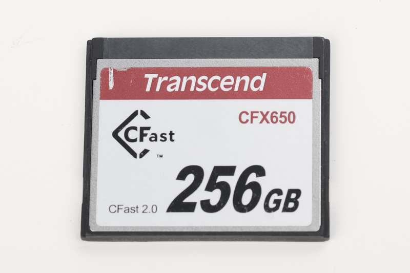Transcend CFast 2.0 CFX650 256GB Odczyt: 510 MB/s, Zapis: 370 MB/s