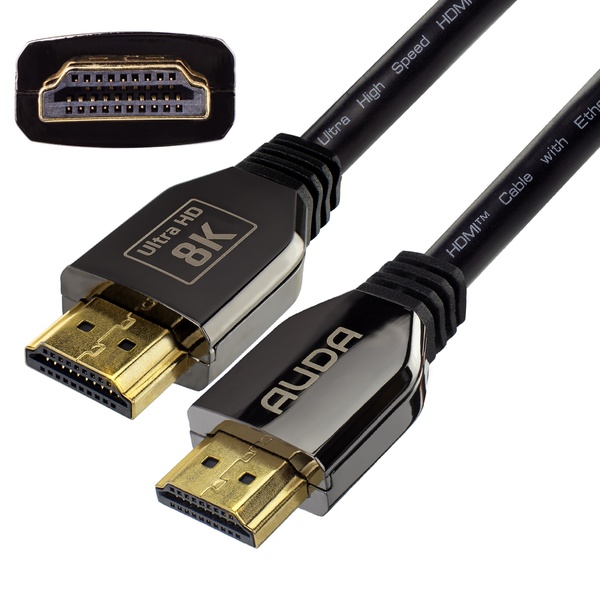 AUDA Prestige 8K Kabel HDMI - HDMI  2.1    1 metr 