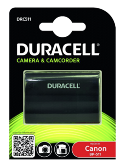 Duracell akumulator litowo-jonowy 1600 mah do Canon BP-511 BP-512