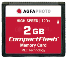 Karta pamięci AgfaPhoto Compact Flash 2GB High Speed 120x MLC