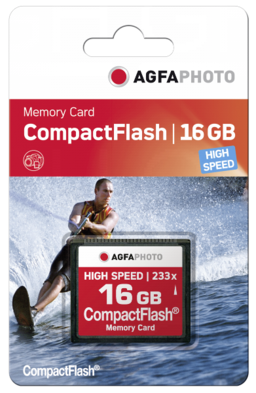 Karta pamięci AgfaPhoto Compact Flash 16GB High Speed 233x MLC