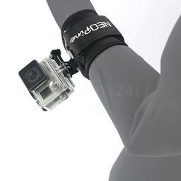 Uchwyt / mocowanie na rękę ramię nogę - GoPro HERO 4 3+ 3 2 1 - czarny