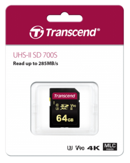 Karta pamięci Transcend SDXC 700S         64GB Class 10 UHS-I U3 V90