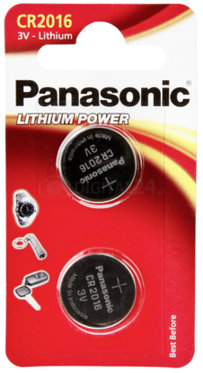 Baterie Panasonic CR 2016 - blister 2 szt