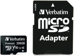 Karta pamięci Verbatim microSDXC 256GB Class 10 UHS-I incl Adapter