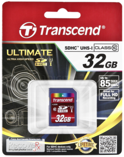 Karta pamięci Transcend SDHC 32GB Class 10 UHS-I 600x
