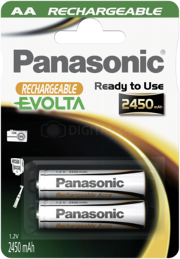 Akumulator Panasonic NiMH AA 2450 mAh Evolta 2 sztuki