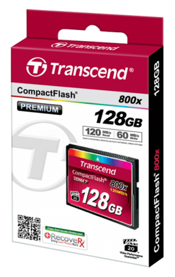 Karta pamięci Transcend Compact Flash 128GB 800x