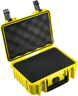 Walizka B&amp;W International Type 500 żółta z wkładką piankową