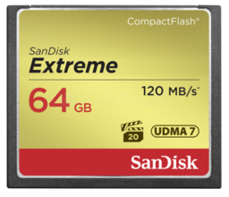 Karta pamięci SanDisk Extreme CF 64GB 120MB/s UDMA7