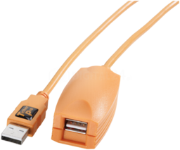 Tether Tools TetherPro kabel USB 2.0 aktywny przedłużacz 5m pomarańczowy