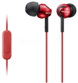 Słuchawki douszne Sony MDR-EX110APR czerwone